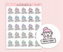 Load image into Gallery viewer, SL_096 Angry (Shouting) | Neutral Lottie Stickers | Planner Stickers