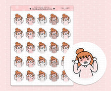 Load image into Gallery viewer, SL_097 Angry (Frustrated) | Neutral Lottie Stickers | Planner Stickers