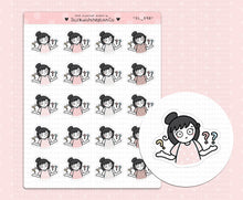 Load image into Gallery viewer, SL_098 Confused | Neutral Lottie Stickers | Planner Stickers