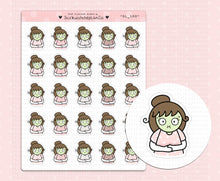 Load image into Gallery viewer, SL_100 Feeling Sick | Neutral Lottie Stickers | Planner Stickers
