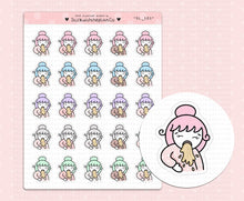 Load image into Gallery viewer, SL_101 Being Sick | Neutral Lottie Stickers | Planner Stickers