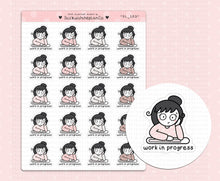 Load image into Gallery viewer, SL_103 Work In Progress | Neutral Lottie Stickers | Planner Stickers