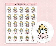 Load image into Gallery viewer, SL_104 Worry | Neutral Lottie Stickers | Planner Stickers