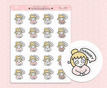 Load image into Gallery viewer, SL_109 Hangry | Neutral Lottie Stickers | Planner Stickers
