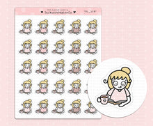 Load image into Gallery viewer, SL_118 Reading | Neutral Lottie Stickers | Planner Stickers