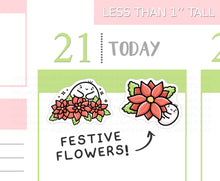 Load image into Gallery viewer, S_737 Festive Flowers | Squidge Stickers