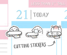 Load image into Gallery viewer, S_158 Squidge Is Cutting Stickers | Squidge Stickers | Planner Stickers