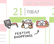 Load image into Gallery viewer, S_727 Squidge Christmas Shopping | Squidge Stickers