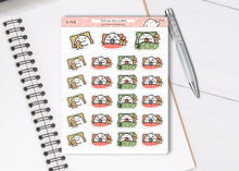 Load image into Gallery viewer, S_748 Festive Chill In Bed | Squidge Stickers