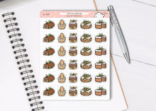 Load image into Gallery viewer, S_749 Festive Puddings/Desserts | Squidge Stickers