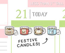 Load image into Gallery viewer, S_755 Christmas Candles! | Squidge Stickers