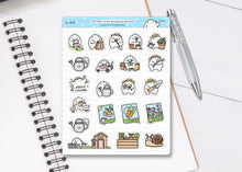 Load image into Gallery viewer, S_310 Squidge Loves Gardening Sampler | Squidge Stickers | Planner Stickers