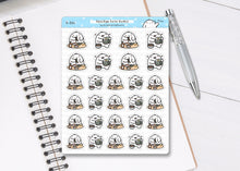 Load image into Gallery viewer, S_314 Squidge Eats Sushi | Squidge Stickers | Planner Stickers