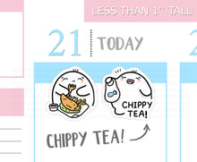 Load image into Gallery viewer, S_315 Squidge Has a Chippy Tea | Squidge Stickers | Planner Stickers