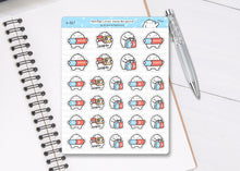 Load image into Gallery viewer, S_317 Squidge Shops at HomeBargains | Squidge Stickers | Planner Stickers