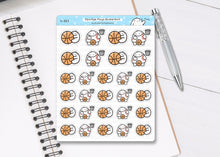 Load image into Gallery viewer, S_325 Squidge Plays Basketball | Squidge Stickers | Planner Stickers