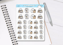Load image into Gallery viewer, S_327 Squidge Goes to a Carboot Sale | Squidge Stickers | Planner Stickers