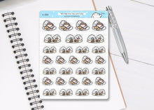 Load image into Gallery viewer, S_328 Squidge Has Tea and Cake | Squidge Stickers | Planner Stickers