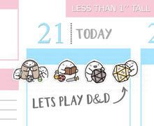Load image into Gallery viewer, S_330 Squidge Plays D & D | Squidge Stickers | Planner Stickers