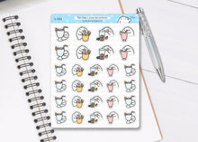 Load image into Gallery viewer, S_332 Squidge Loves Smoothies | Squidge Stickers | Planner Stickers