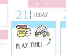 Load image into Gallery viewer, S_333 Squidge Plays with Squidge-Doh | Squidge Stickers | Planner Stickers