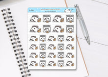 Load image into Gallery viewer, S_336 Squidge Goes to the Drive Thru | Squidge Stickers | Planner Stickers