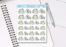 Load image into Gallery viewer, S_339 Squidge Hates Germs | Squidge Stickers | Planner Stickers