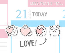 Load image into Gallery viewer, S_342 Squidge is in Love | Squidge Stickers | Planner Stickers