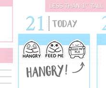 Load image into Gallery viewer, S_343 Squidge Needs Food! | Squidge Stickers | Planner Stickers