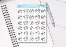 Load image into Gallery viewer, S_344 Squidge Has a Temperature | Squidge Stickers | Planner Stickers