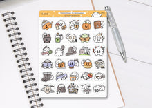 Load image into Gallery viewer, S_350 Squidge Halloween Countdown | Squidge Stickers | Planner Stickers