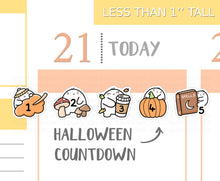 Load image into Gallery viewer, S_350 Squidge Halloween Countdown | Squidge Stickers | Planner Stickers