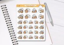 Load image into Gallery viewer, S_353 Squidge Autumn Cafe Treats | Squidge Stickers | Planner Stickers