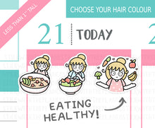 Load image into Gallery viewer, L_354 Healthy Eating | Lottie Stickers | Planner Stickers