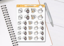 Load image into Gallery viewer, S_357 Squidge Cute Spooky Mugs | Squidge Stickers | Planner Stickers