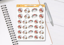 Load image into Gallery viewer, S_363 Squidge Mushroom Cuties | Squidge Stickers | Planner Stickers