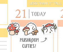 Load image into Gallery viewer, S_363 Squidge Mushroom Cuties | Squidge Stickers | Planner Stickers