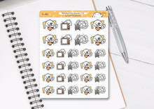 Load image into Gallery viewer, S_364 Squidge Spooky/Autumn TV | Squidge Stickers | Planner Stickers