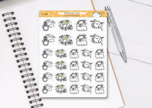 Load image into Gallery viewer, S_365 Squidge Spooky Self Care | Squidge Stickers | Planner Stickers
