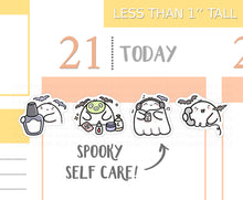 Load image into Gallery viewer, S_365 Squidge Spooky Self Care | Squidge Stickers | Planner Stickers