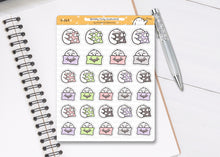 Load image into Gallery viewer, S_369 Squidge Spooky Cosy Cushions | Squidge Stickers | Planner Stickers