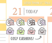Load image into Gallery viewer, S_369 Squidge Spooky Cosy Cushions | Squidge Stickers | Planner Stickers
