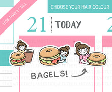 Load image into Gallery viewer, L_369 Bagels | Lottie Stickers | Planner Stickers