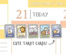 Load image into Gallery viewer, S_371 Squidge Cute Tarot Cards | Squidge Stickers | Planner Stickers