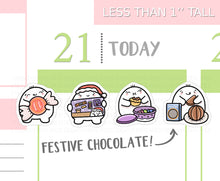 Load image into Gallery viewer, S_374 Squidge Festive Chocolate | Squidge Stickers | Planner Stickers