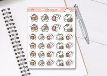 Load image into Gallery viewer, S_375 Squidge Festive Music | Squidge Stickers | Planner Stickers