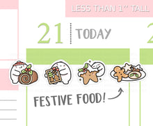 Load image into Gallery viewer, S_381 Squidge Festive Foodie Treats | Squidge Stickers | Planner Stickers