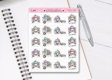 Load image into Gallery viewer, L_382 Bed Rotting | Lottie Stickers | Planner Stickers