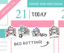 Load image into Gallery viewer, L_382 Bed Rotting | Lottie Stickers | Planner Stickers