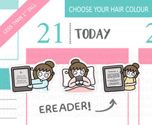Load image into Gallery viewer, L_385 Ereader/Kindle | Lottie Stickers | Planner Stickers